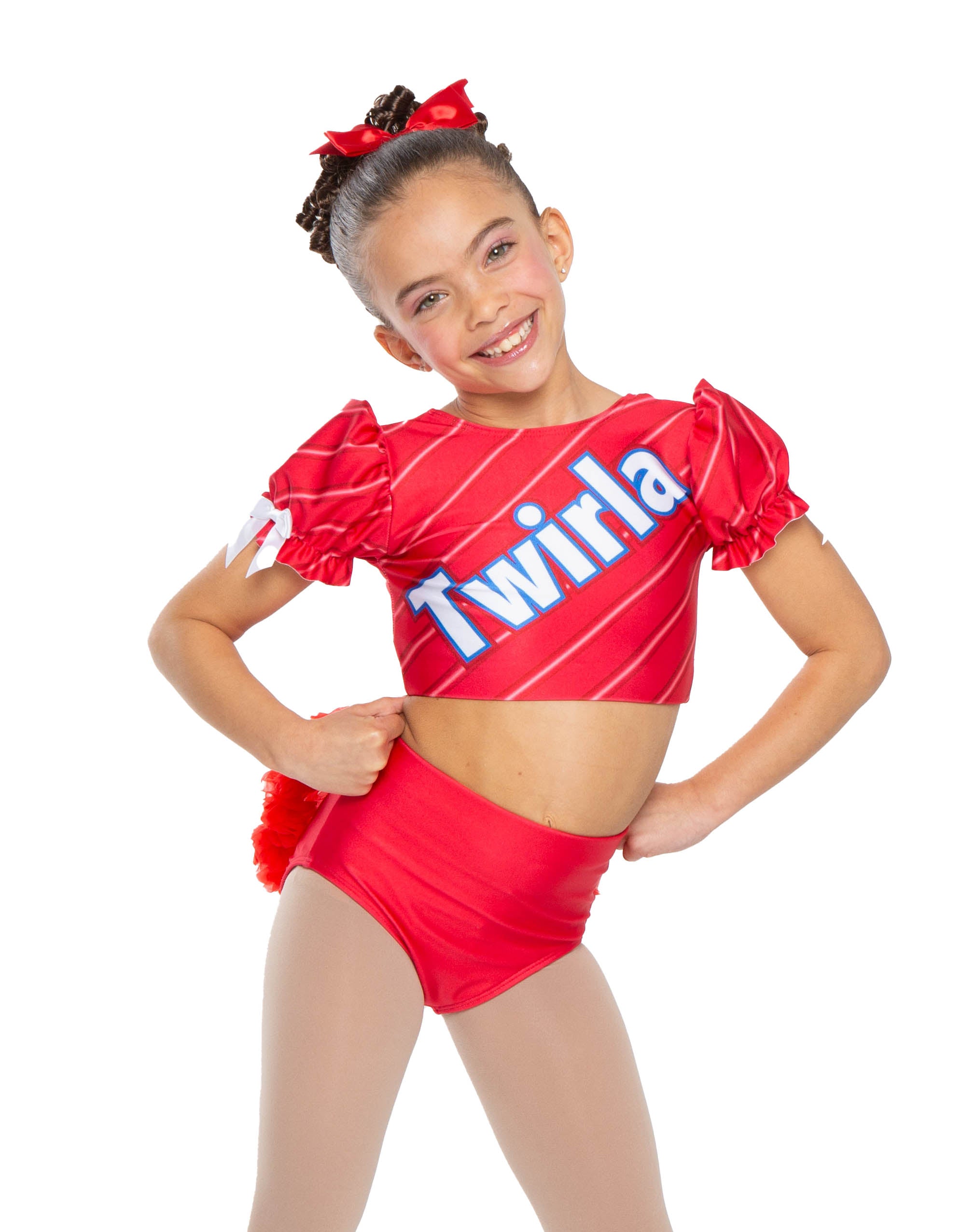 Twirla Puff Sleeve Crop Top