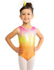 Ombre Brights 3 Tone Tank Leotard