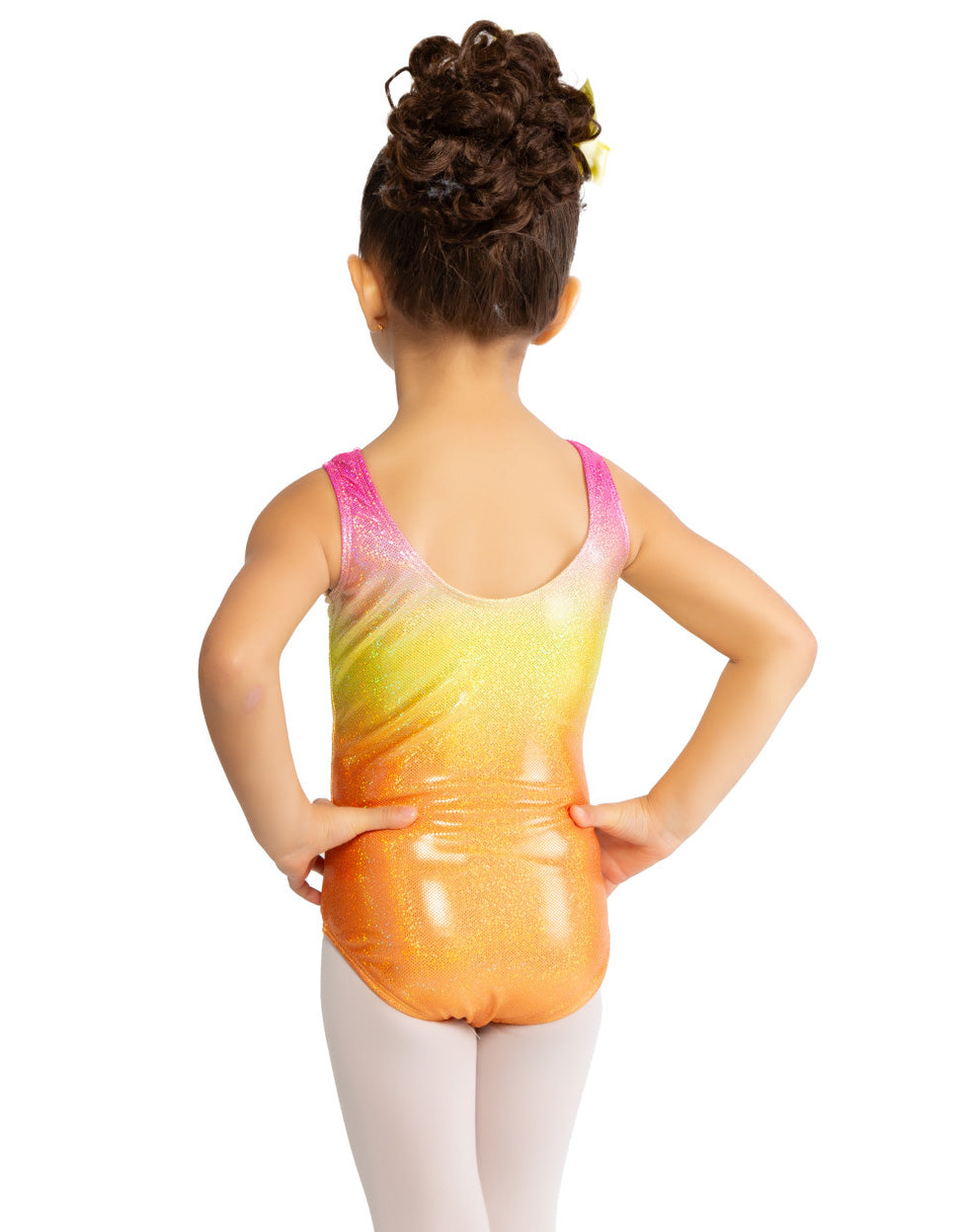 Ombre Brights 3 Tone Tank Leotard