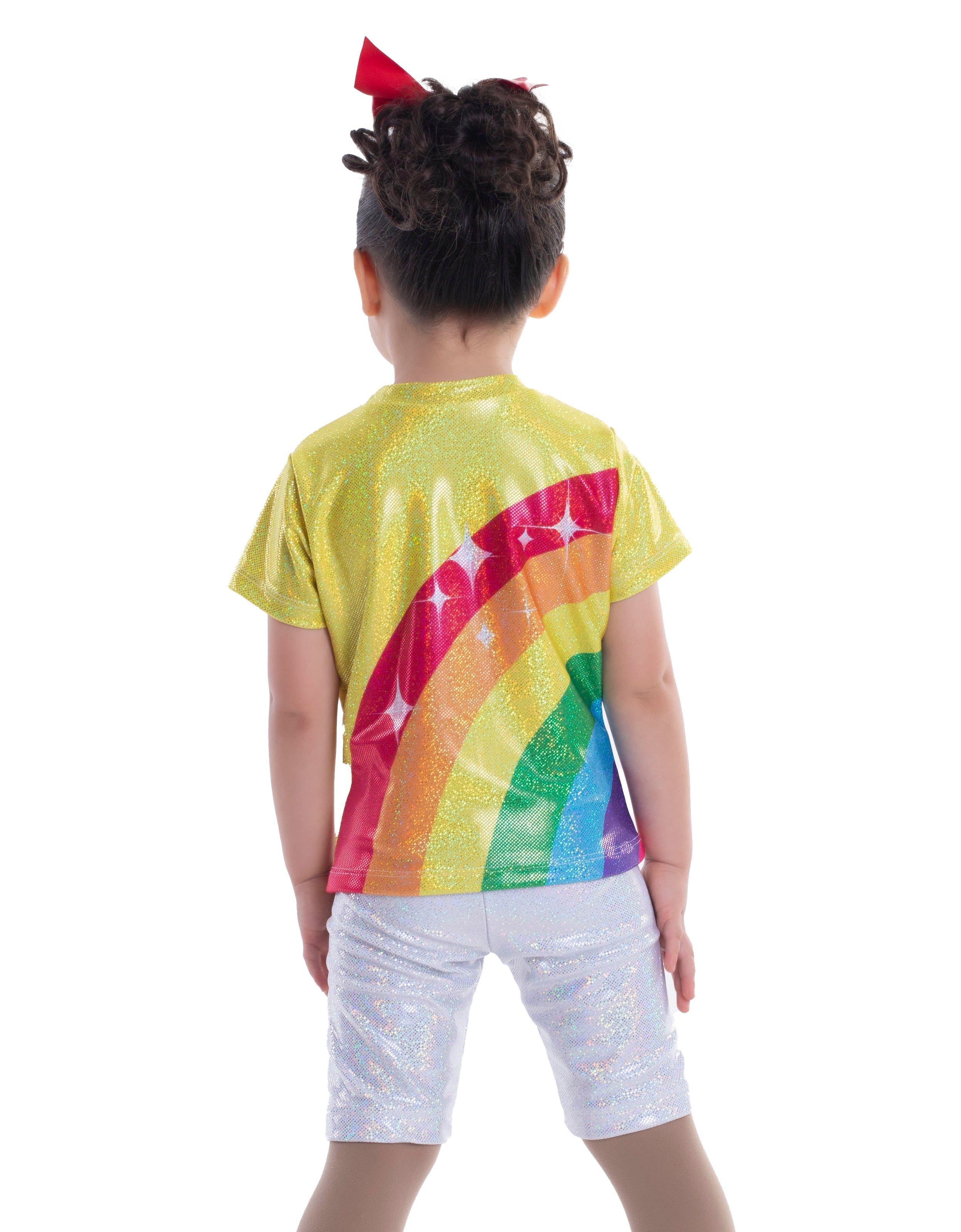 Riding A Rainbow Solid T-Shirt