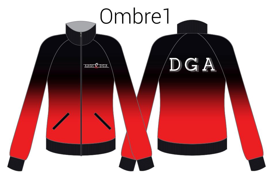 Ajax Acro Gymnastics Ombre Jockey Jacket